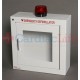 AED Wall Cabinet Surface Mount with Alarm & Strobe