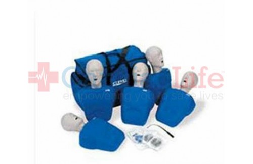 CPR Prompt  Manikins 7-Pack BLUE  w/ Carry Bag 