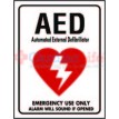 AED Location Sign 9" x 12"  
