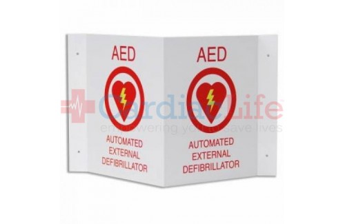 ZOLL AED Plus 3D Wall Sign
